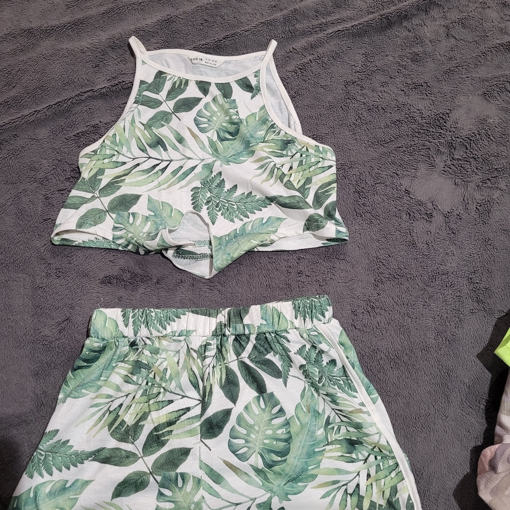 Top and shorts set